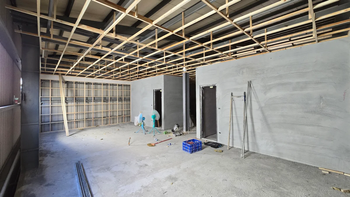 木工裝潢工程 - 集層角材結構展示